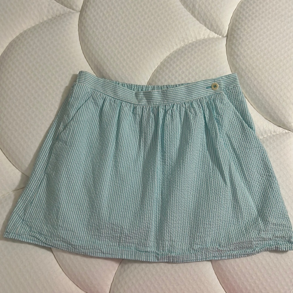 Lilly Pulitzer seersucker skirt